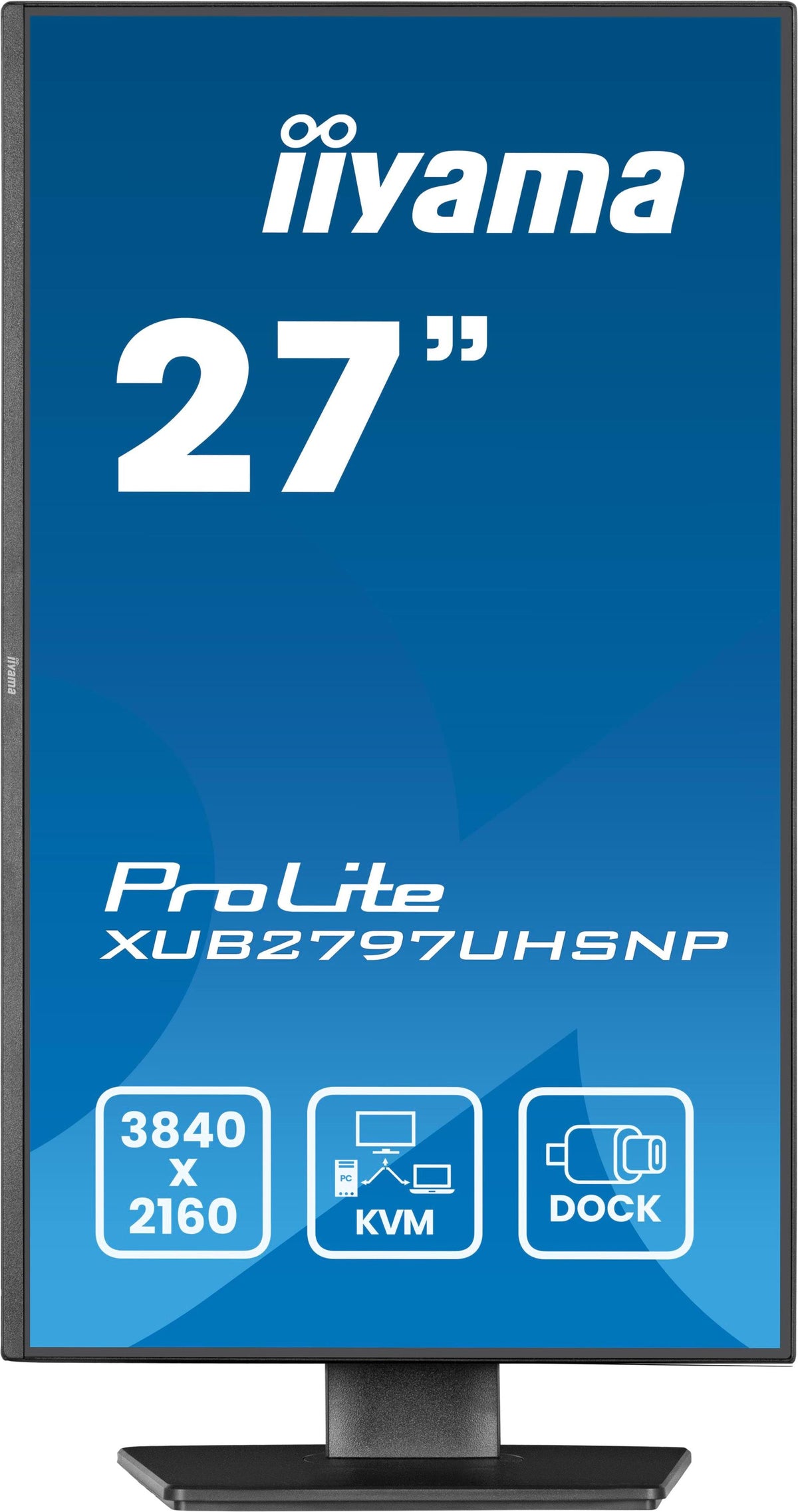 Monitor iiyama ProLite XUB2797UHSNP / XUB2797UHSNP-B1 preto - imagem 4