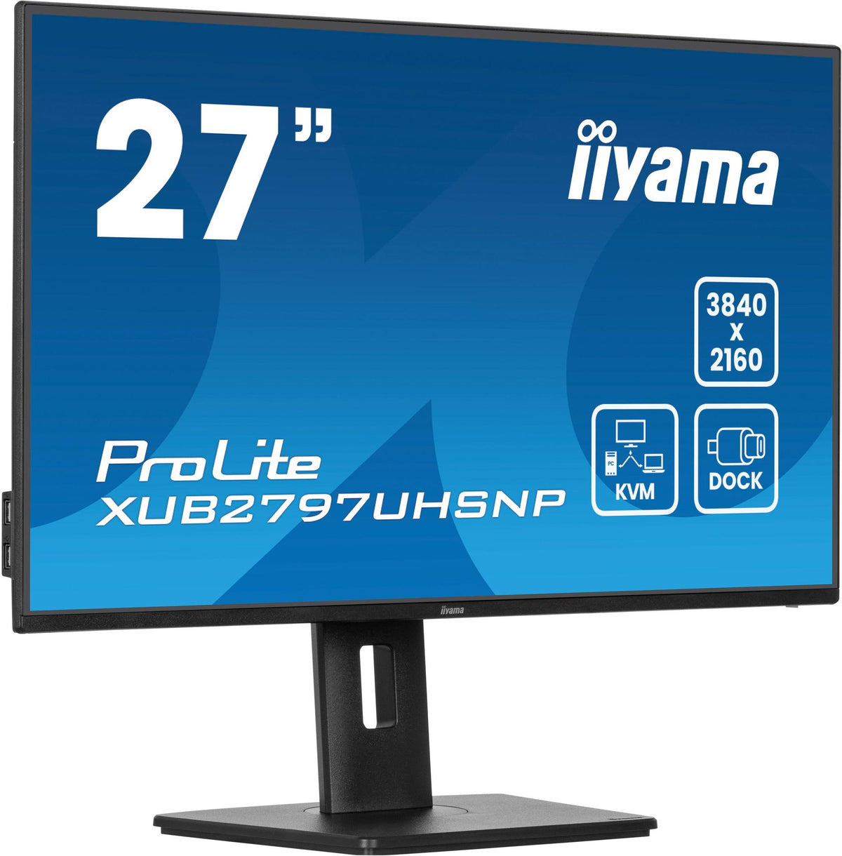 Monitor iiyama ProLite XUB2797UHSNP / XUB2797UHSNP-B1 preto - imagem 5