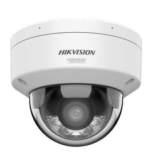Dome IP 4MP luz híbrida inteligente com ColorVu 3.0 anticorrosão