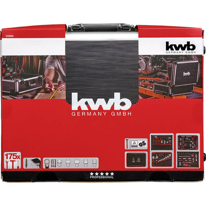 kwb 370680 Caixa de ferramentas, 80 peças