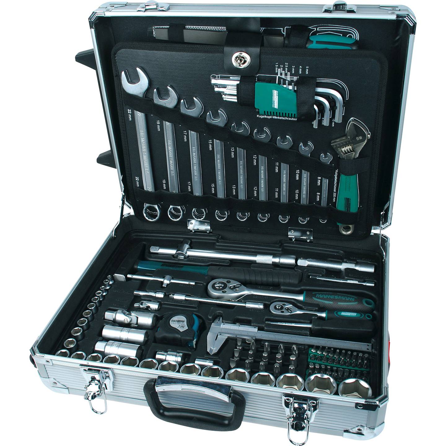 Brüder Mannesmann M29077, 159 peças, 54 x 41 x 18 mm