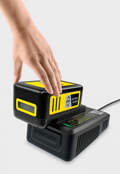 Pilha Kärcher Battery Power 18/50 Starter Kit / 2.445-063.0 preto, amarelo - imagem 2