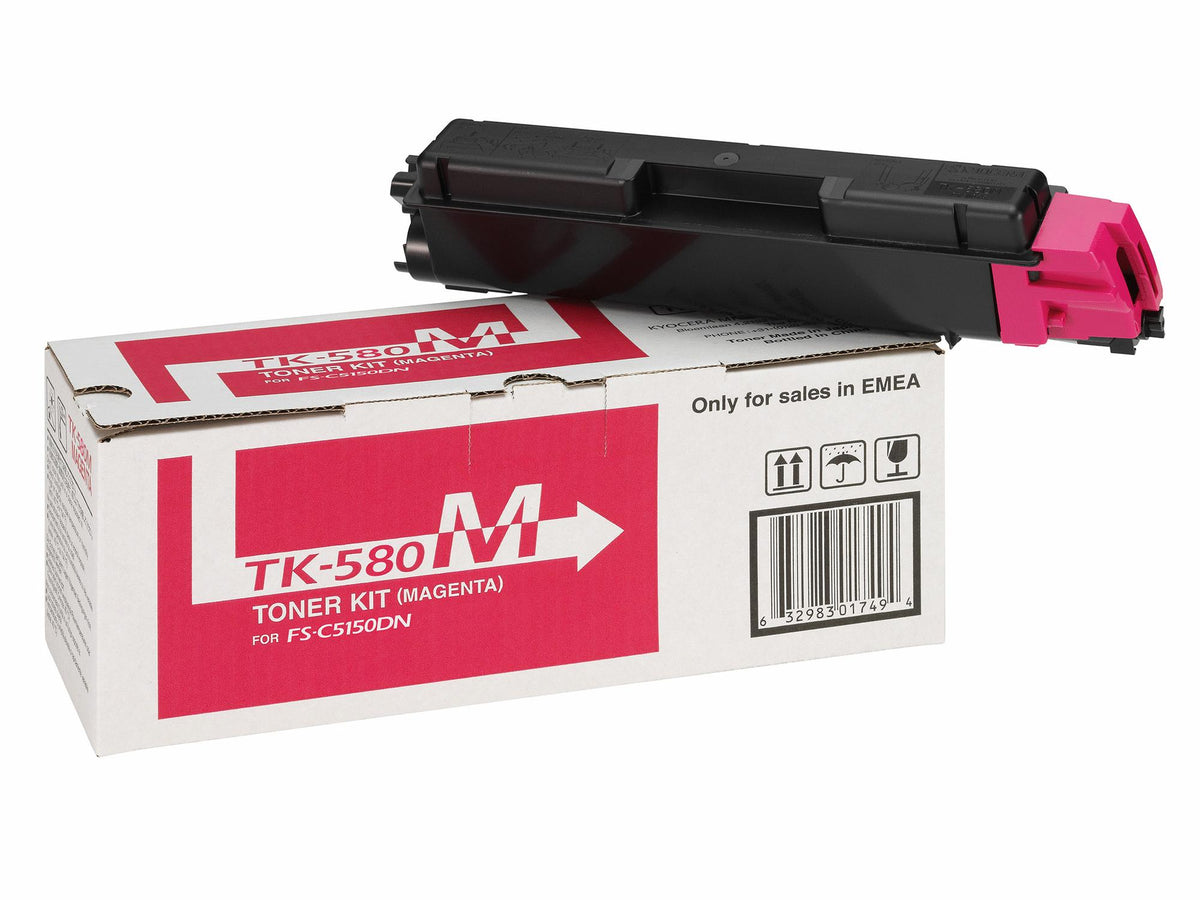 KYOCERA Toner TK-580M / 1T02KTBNL0 Magenta Standard - imagem 5