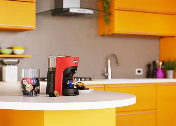 Máquina de Café Lavazza LM 840 Tiny Eco / 18000527 preto, vermelho - imagem 3