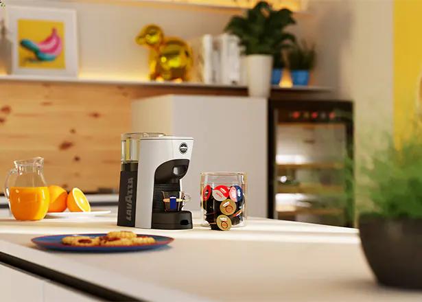Máquina de Café Lavazza LM 840 Tiny Eco / 18000533 preto, branco - imagem 3