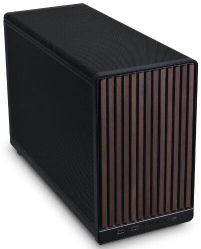 Caixa de Computador Lian Li A3-mATX Wood / A3X-WD Black, wood S - imagem 2