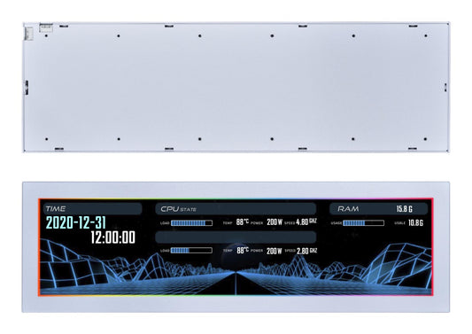 Caixa de Computador Lian Li 8.8" Universal IPS Ecrã / SM088W branco