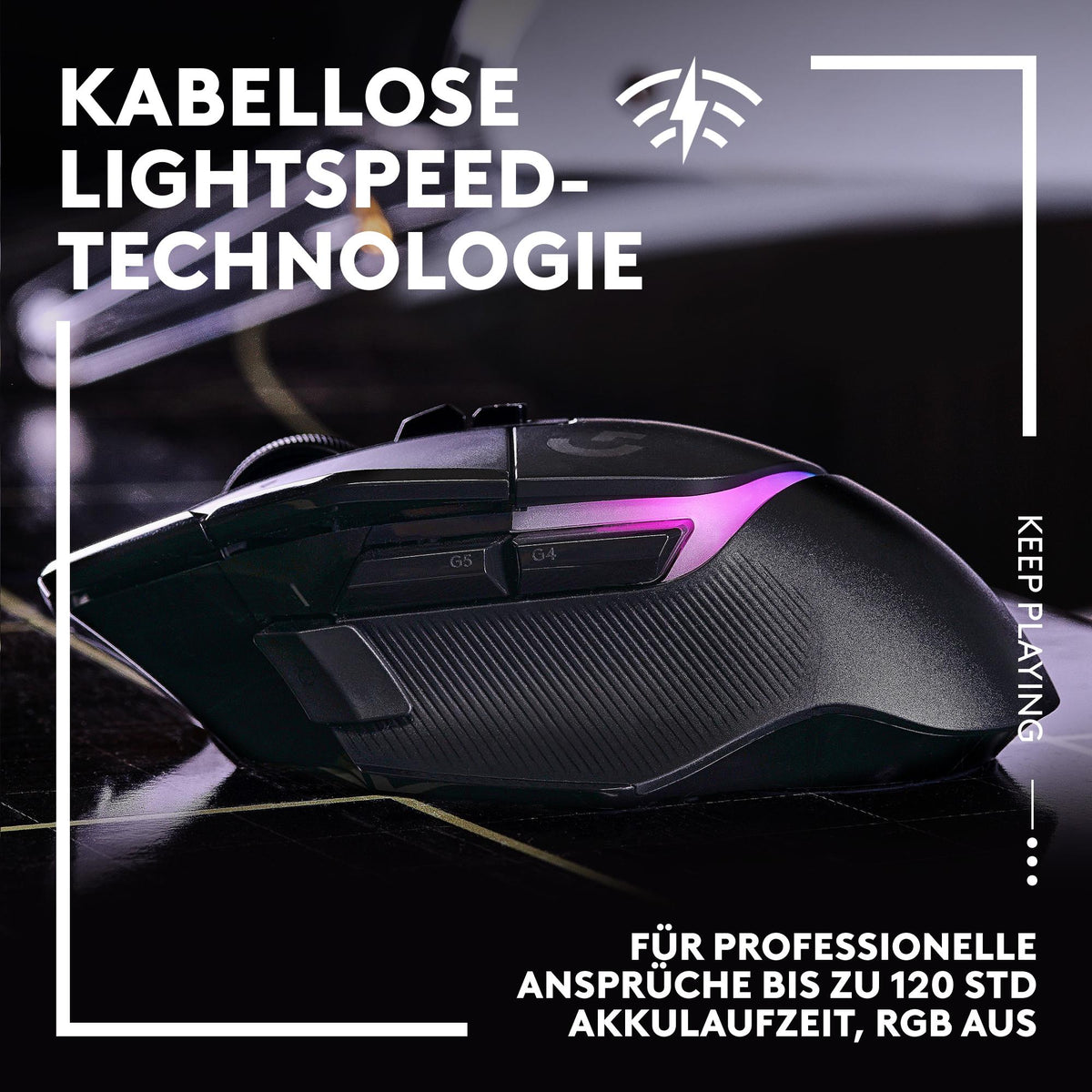 Rato Logitech G502 X Plus Lightspeed / 910-006162 preto - imagem 10