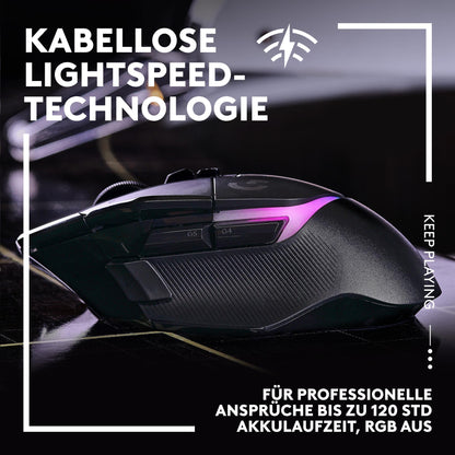 Rato Logitech G502 X Plus Lightspeed / 910-006162 preto - imagem 10