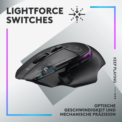 Rato Logitech G502 X Plus Lightspeed / 910-006162 preto - imagem 9