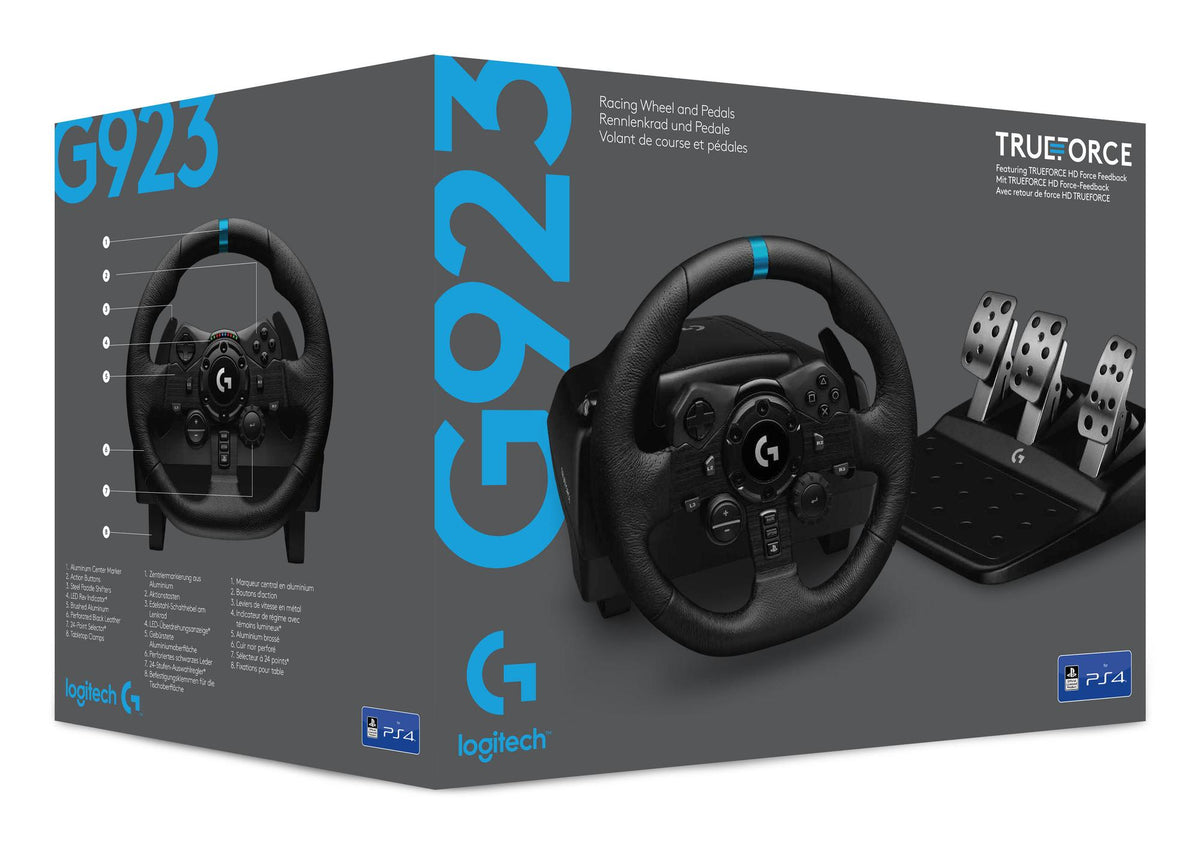 Volante de jogos Logitech G923 SE Racing Wheel und Shifter PS / 991-000531 preto - imagem 4