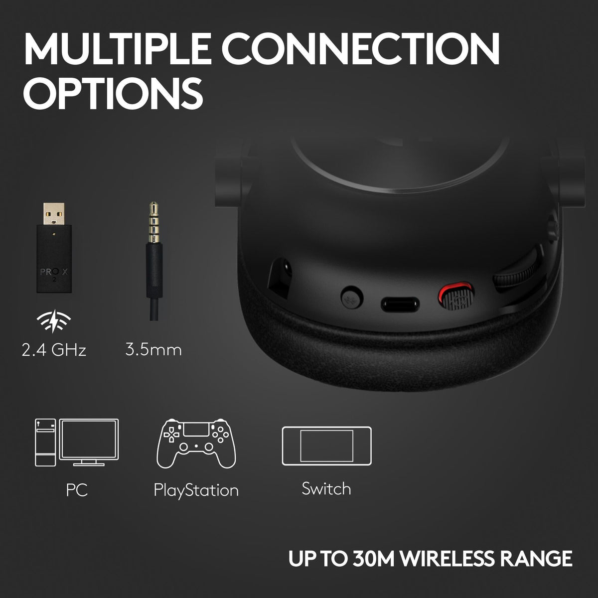 Auscultadores Logitech Pro X 2 / 981-001263 preto - imagem 11