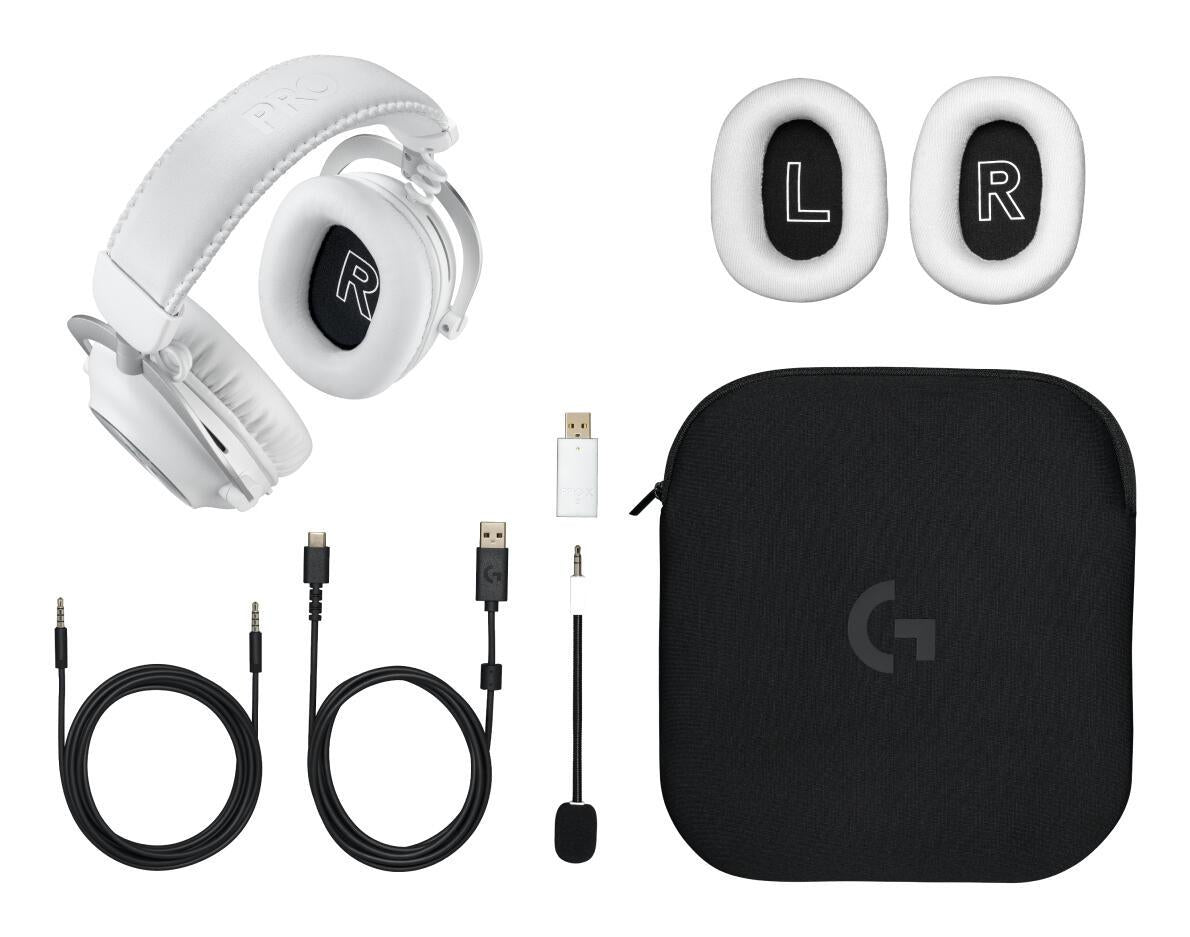 Auscultadores Logitech Pro X 2 / 981-001269 branco