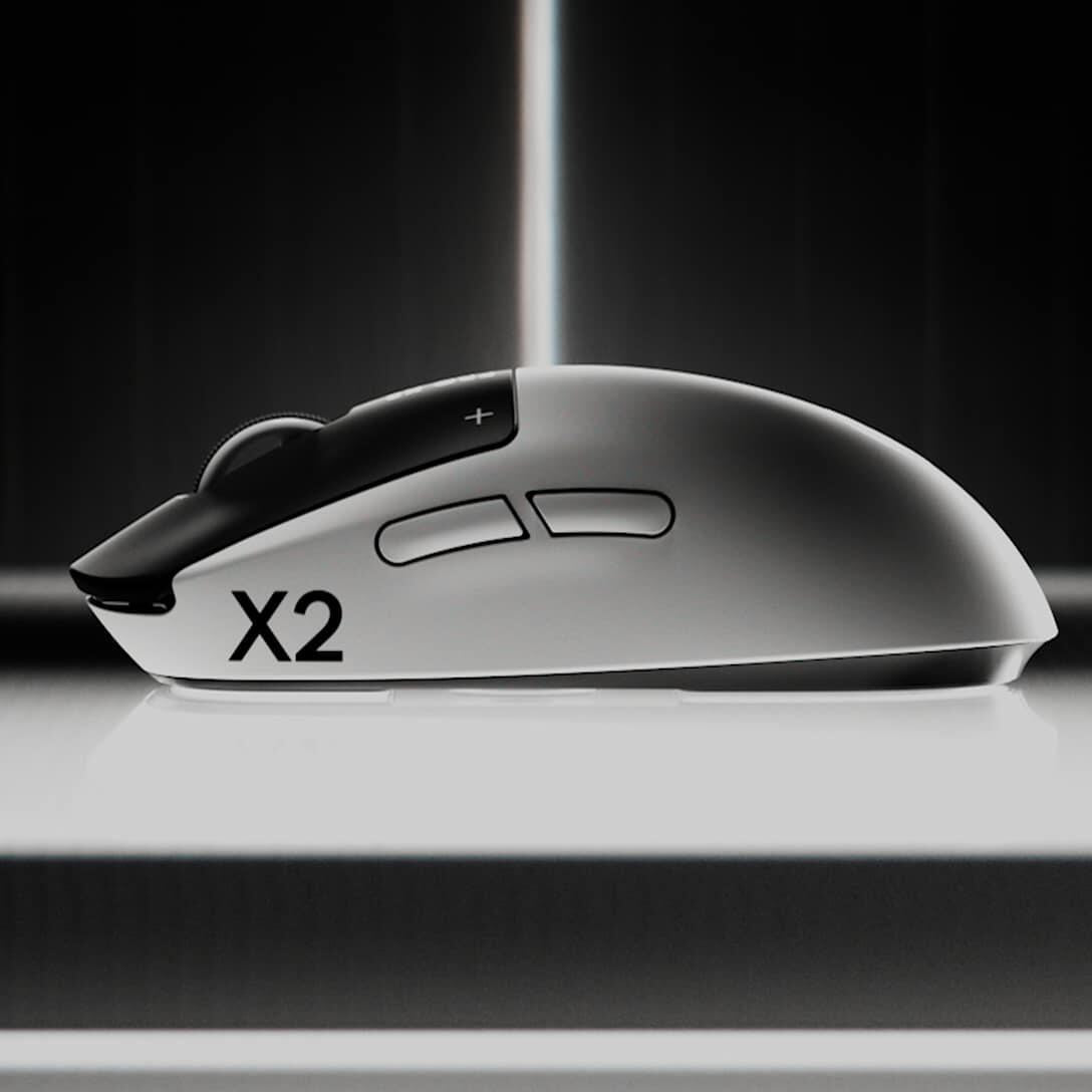 Rato Logitech G Pro X2 Superstrike / 910-007776 preto, branco - imagem 2
