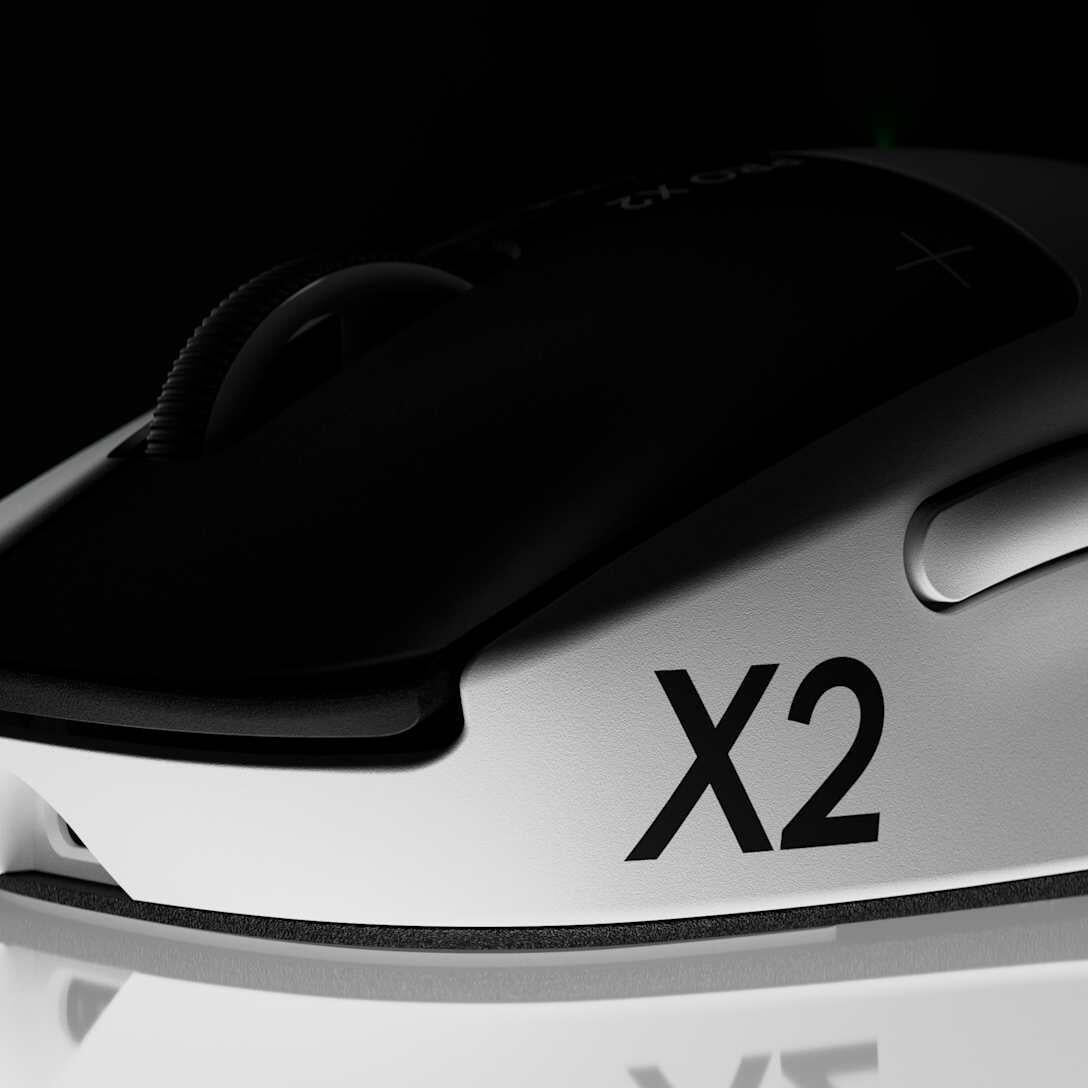 Rato Logitech G Pro X2 Superstrike / 910-007776 preto, branco - imagem 3