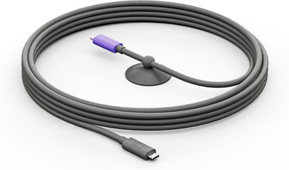 Cabo USB Logitech Cables Active USB-C 5m / 952-000195 Graphite, violet - imagem 4