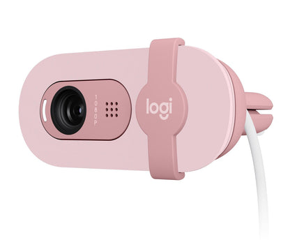 Webcam Logitech Brio 100 / 960-001623 Rosé - imagem 12