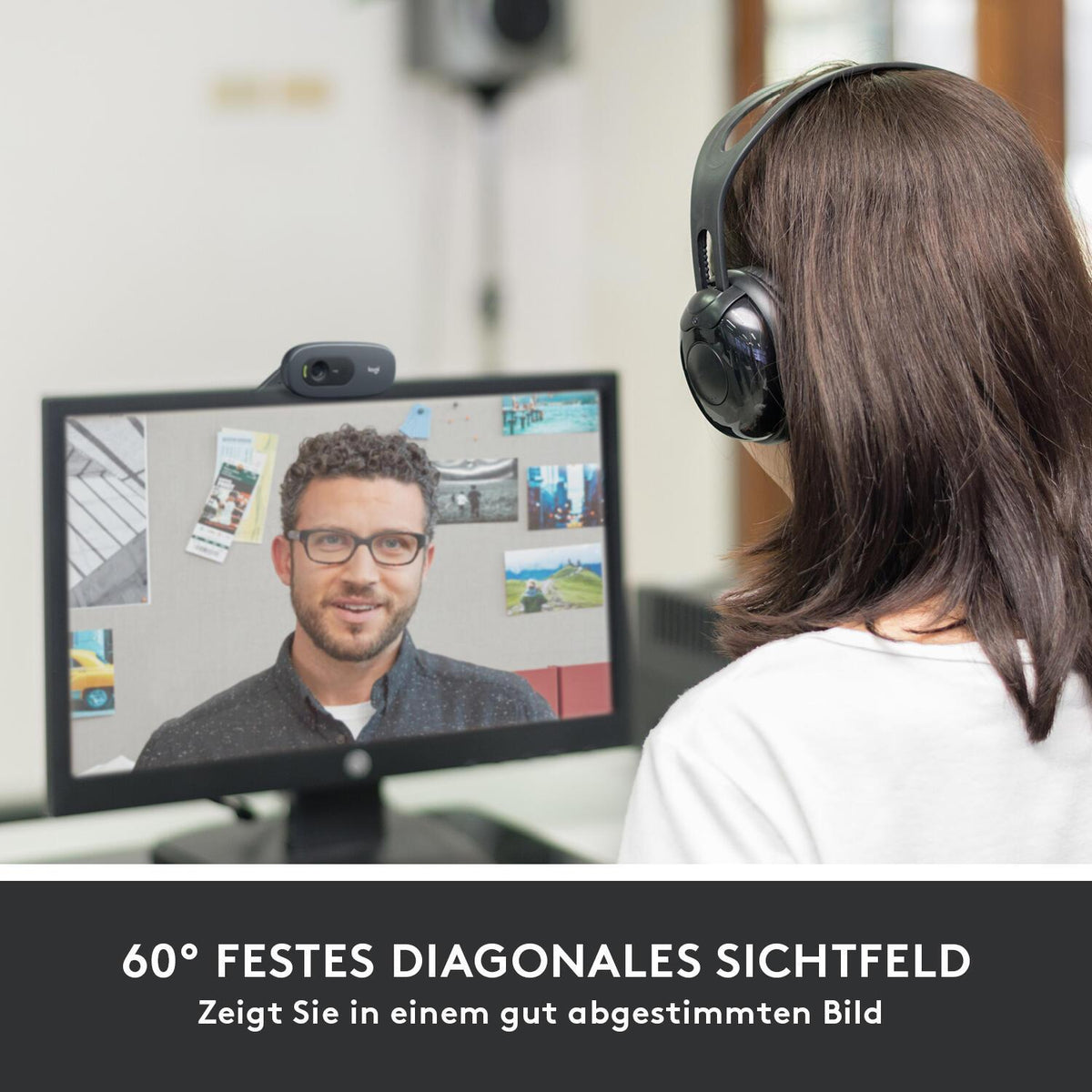 Webcam Logitech C505 / 960-001364 Graphite - imagem 21