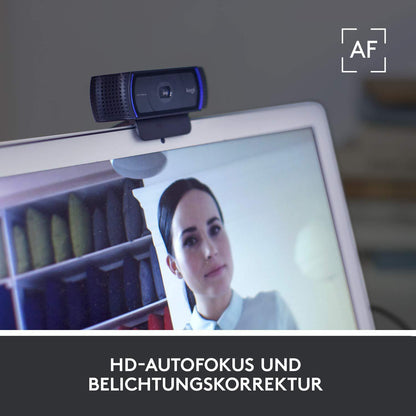 Webcam Logitech C920 Pro / 960-001055 preto - imagem 15