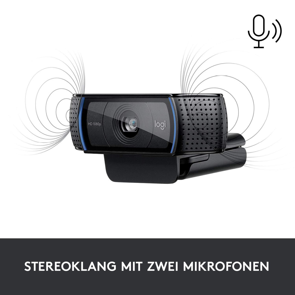 Webcam Logitech C920 Pro / 960-001055 preto - imagem 16