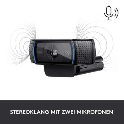 Webcam Logitech C920 Pro / 960-001055 preto - imagem 16