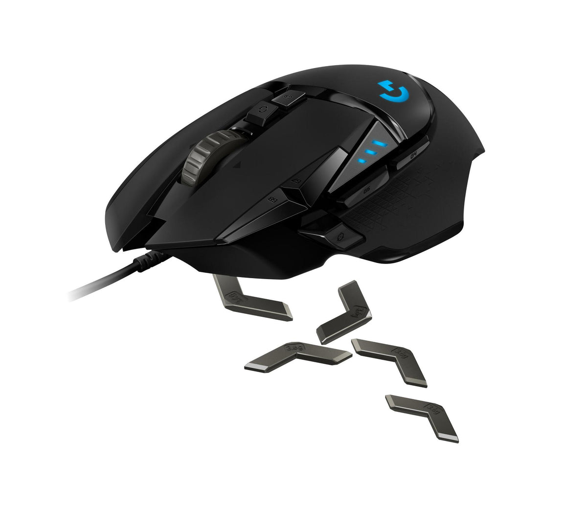 Rato Logitech G502 Hero High Performance / 910-005470 preto - imagem 7