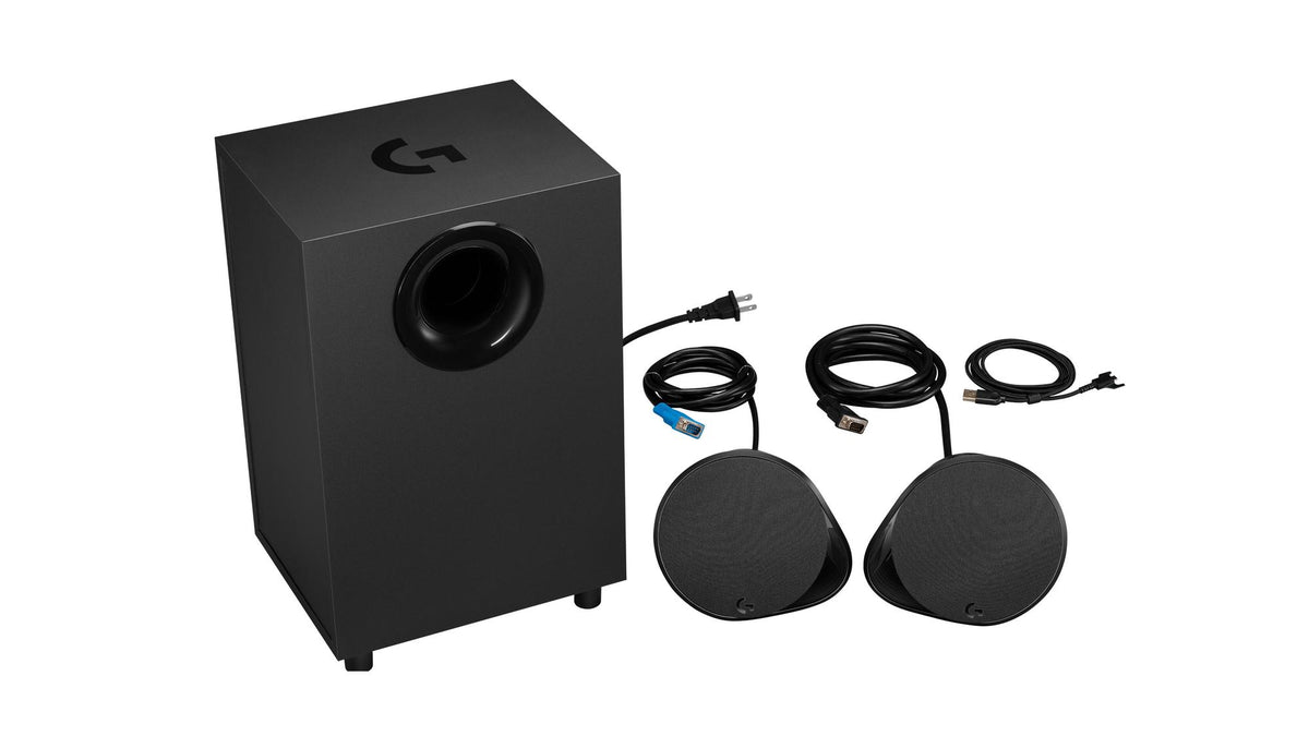 Coluna Logitech G560 Lightsync / 980-001301 preto - imagem 6