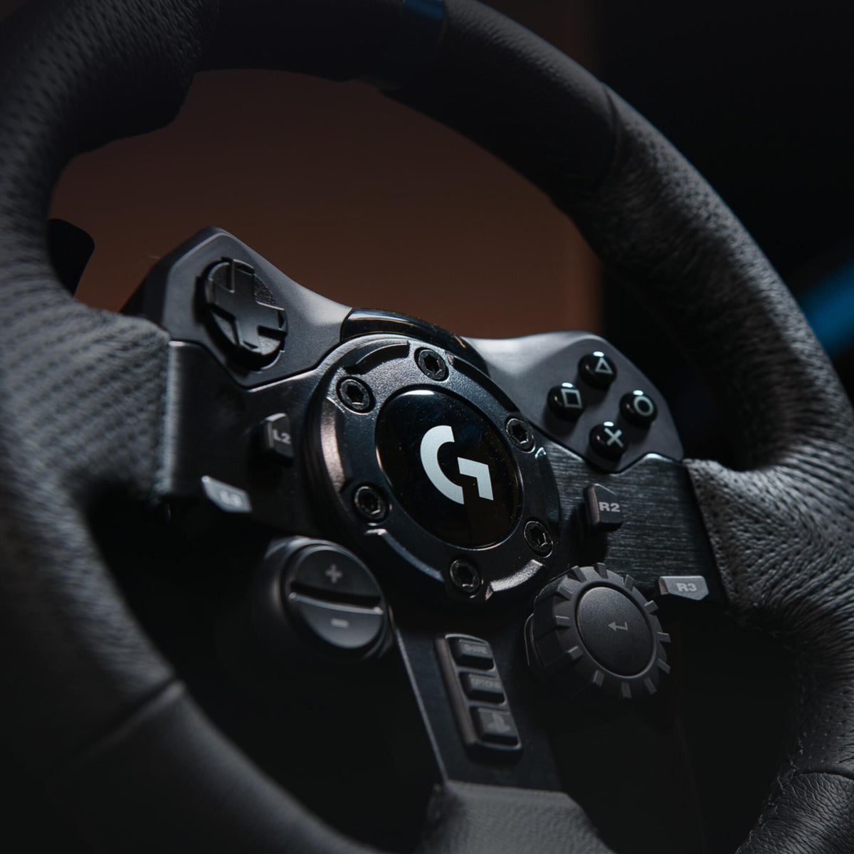 Volante de jogos Logitech G923 Wheel und Pedals PS/PC / 941-000149 preto - imagem 11