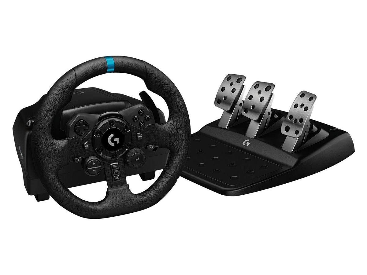 Volante de jogos Logitech G923 Wheel und Pedals PS/PC / 941-000149 preto - imagem 3