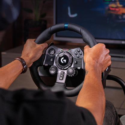 Volante de jogos Logitech G923 Wheel und Pedals PS/PC / 941-000149 preto - imagem 10