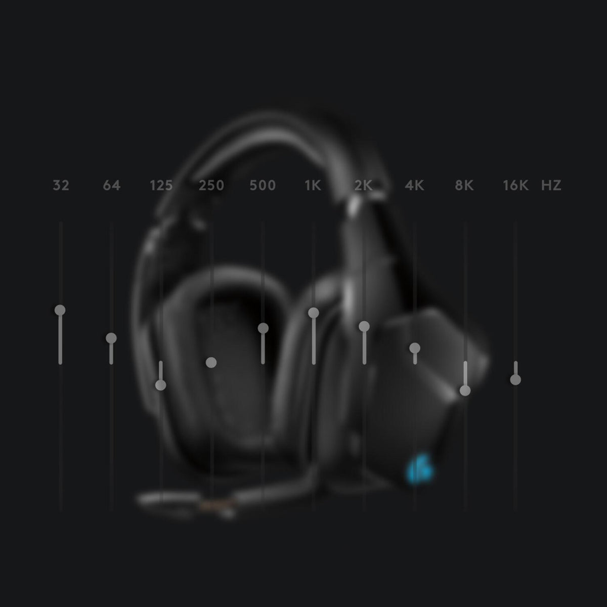 Auscultadores Logitech G935 / 981-000744 preto - imagem 6