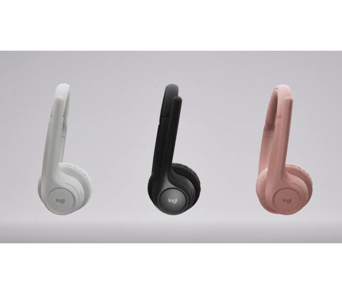 Suporte para auscultadores Logitech Zone 300 / 981-001417 branco Standard - imagem 7