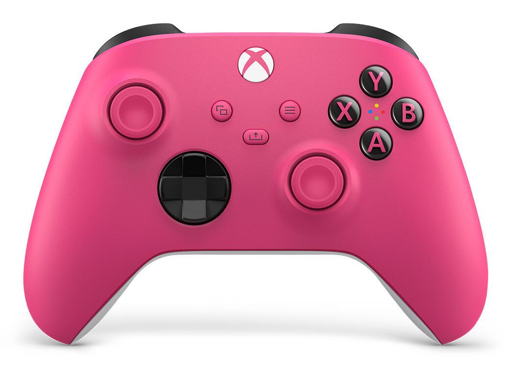 Comando de jogos Microsoft Xbox / EP2-29912 rosa, branco - imagem 2