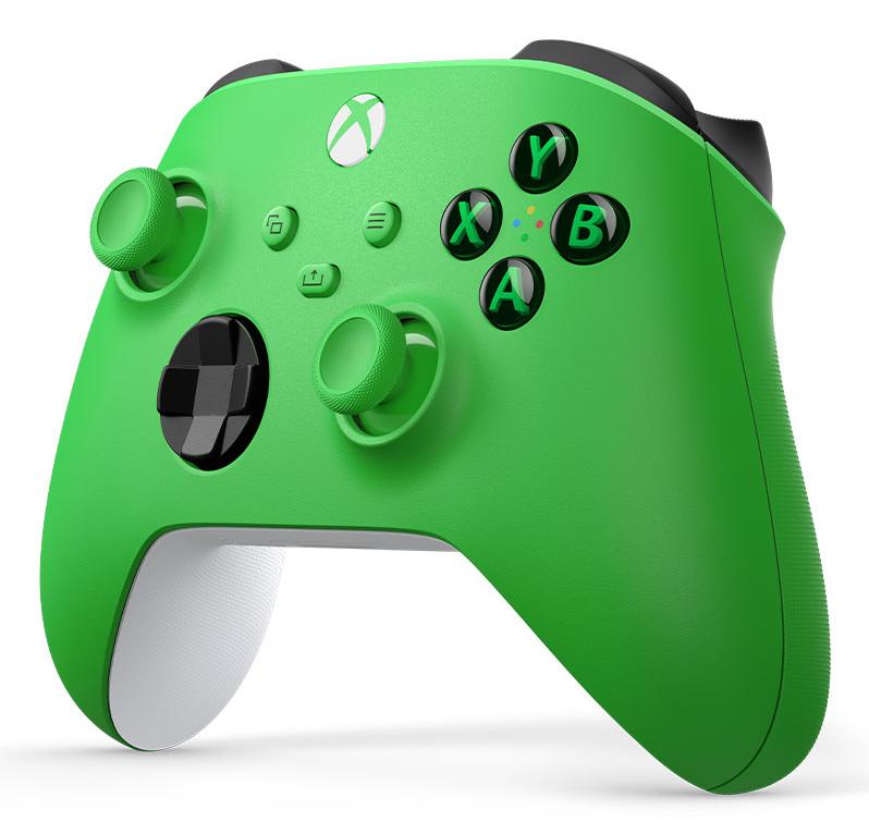Comando de jogos Microsoft Xbox Sem fios Comando Velocity / EP2-29916 verde, branco - imagem 4