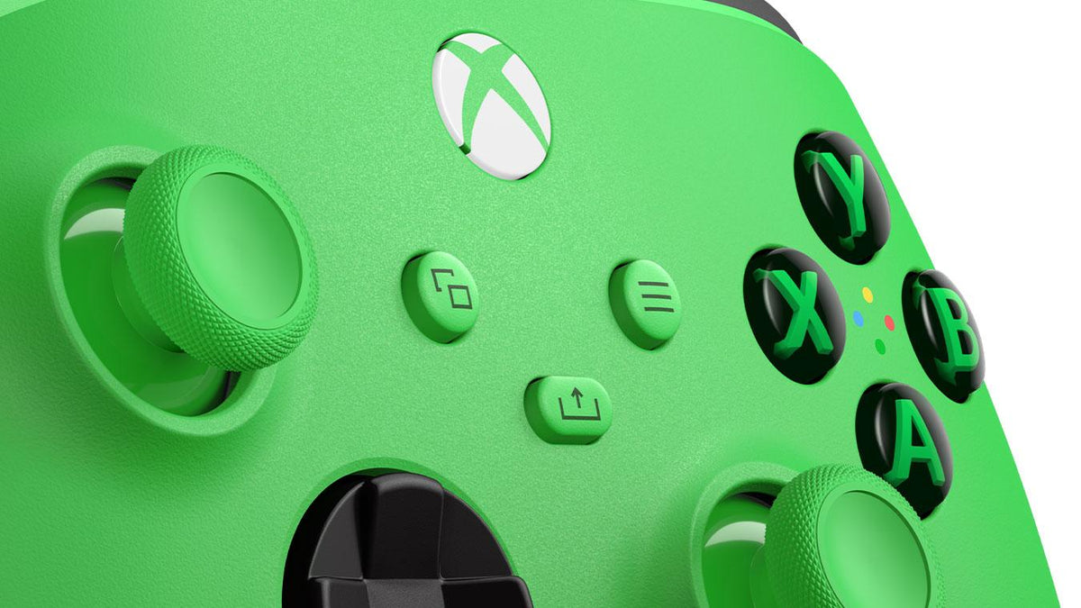 Comando de jogos Microsoft Xbox Sem fios Comando Velocity / EP2-29916 verde, branco - imagem 5