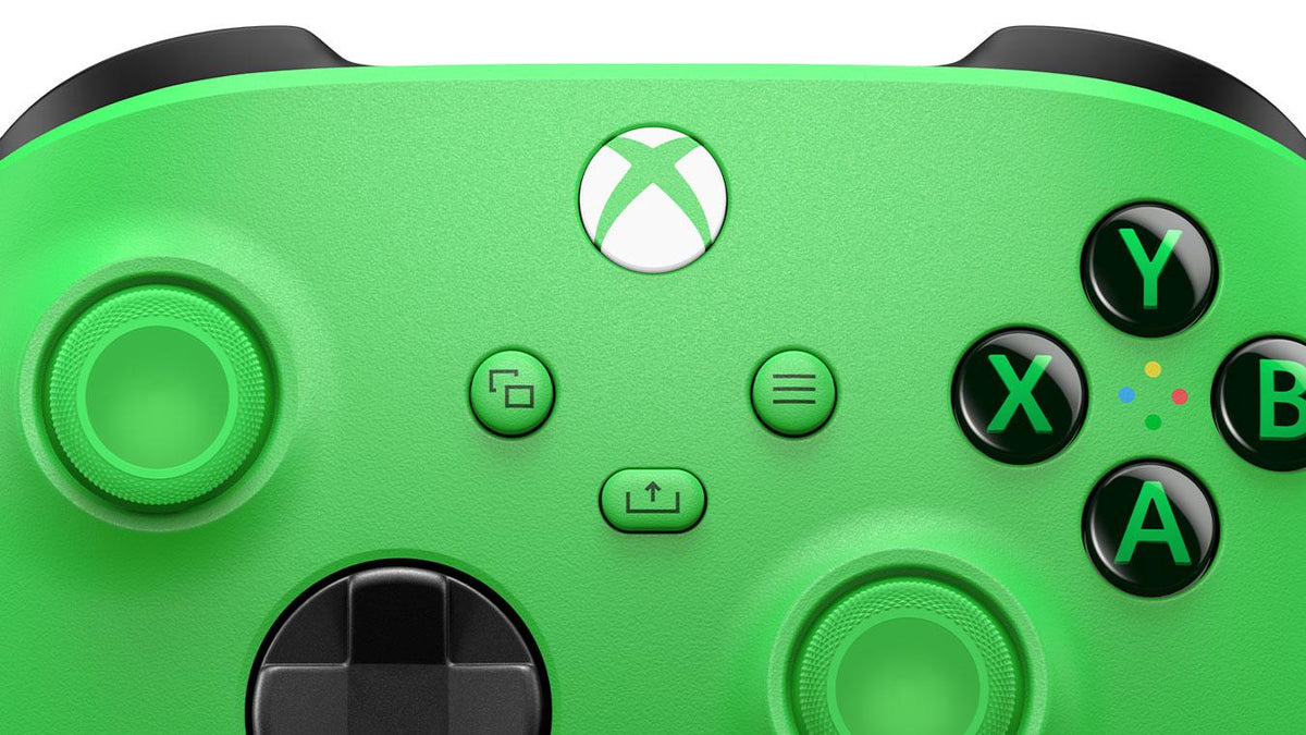 Comando de jogos Microsoft Xbox Sem fios Comando Velocity / EP2-29916 verde, branco - imagem 6
