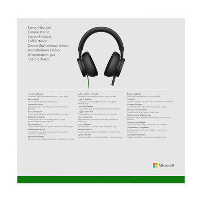 Auscultadores Microsoft XBSHBK / 8LI-00002 preto - imagem 10