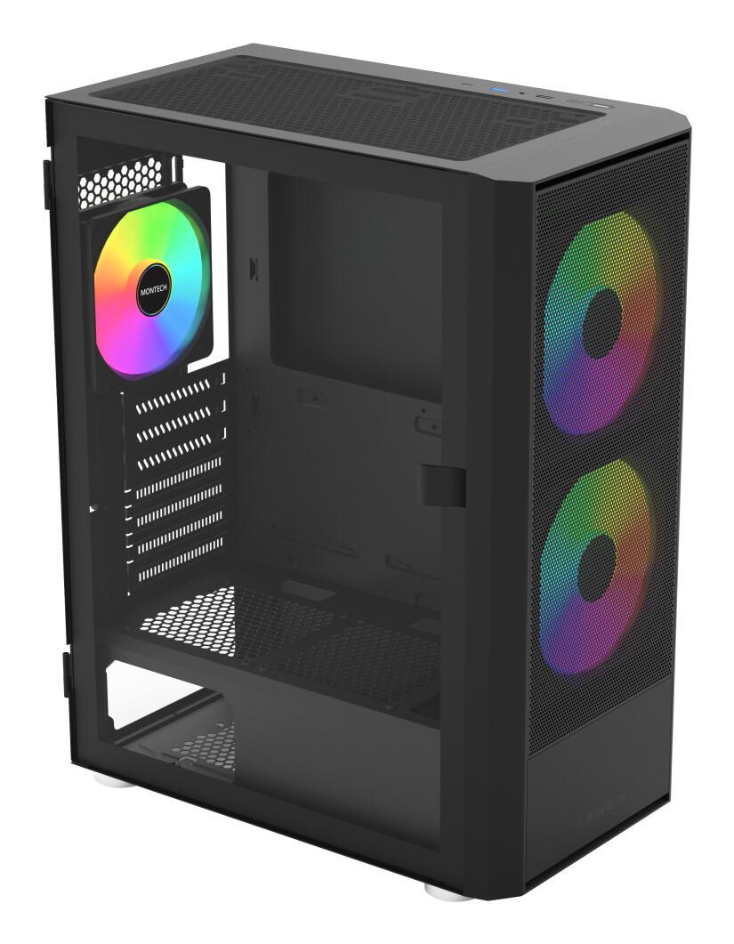 Caixa de Computador Montech X2 PLUS / X2 PLUS (B) preto - imagem 2