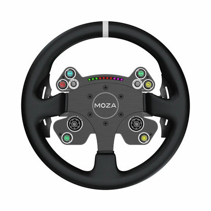 Volante de jogos Moza Racing CS V2P Dual Clutch Wheel / RS057 preto - imagem 3