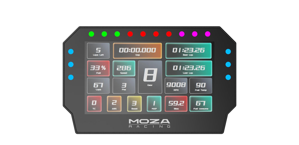 Comando de jogos Moza Racing CM2 Racing Dash / RS072 preto - imagem 3
