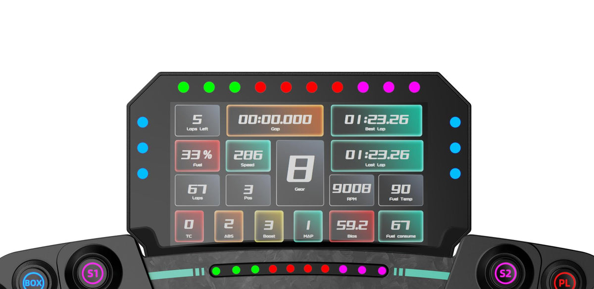 Comando de jogos Moza Racing CM2 Racing Dash / RS072 preto - imagem 6