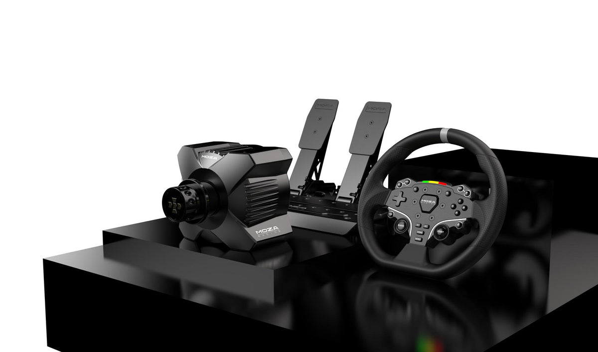 Volante de jogos Moza Racing R3 Wheel e Pedals / RS074 preto - imagem 9