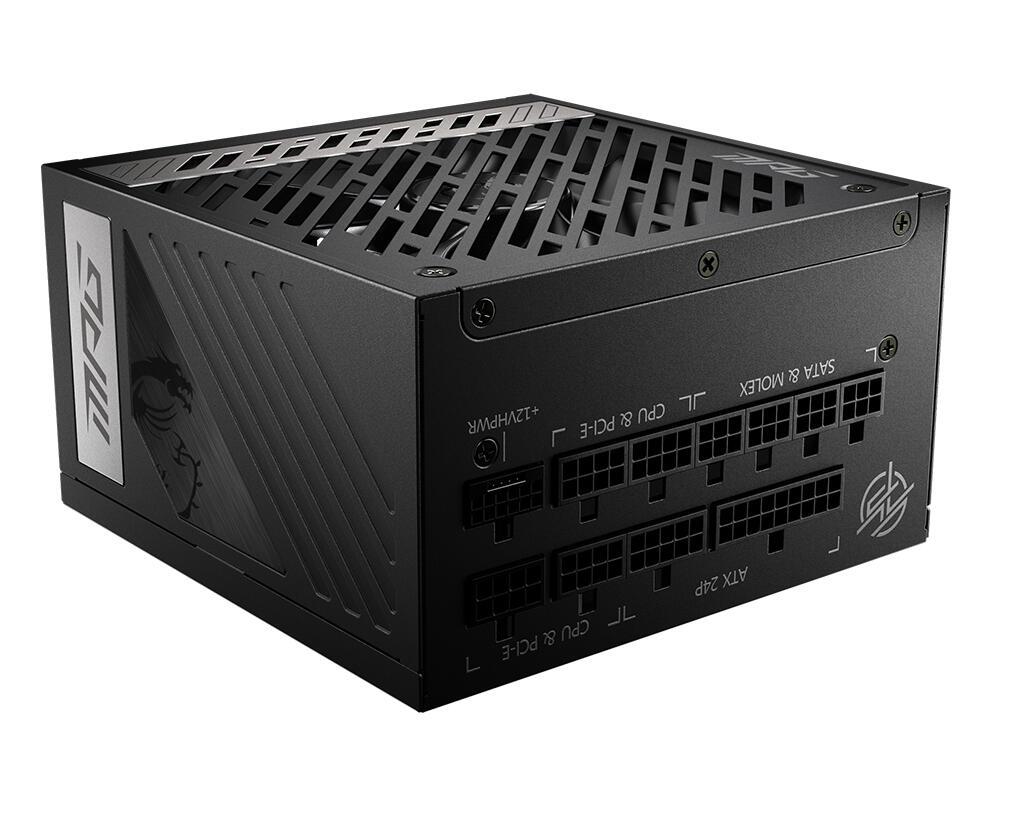 Fonte de Alimentação MSI MPG A1000G PCIE5 / 306-7ZP7C11-CE0 preto - imagem 6