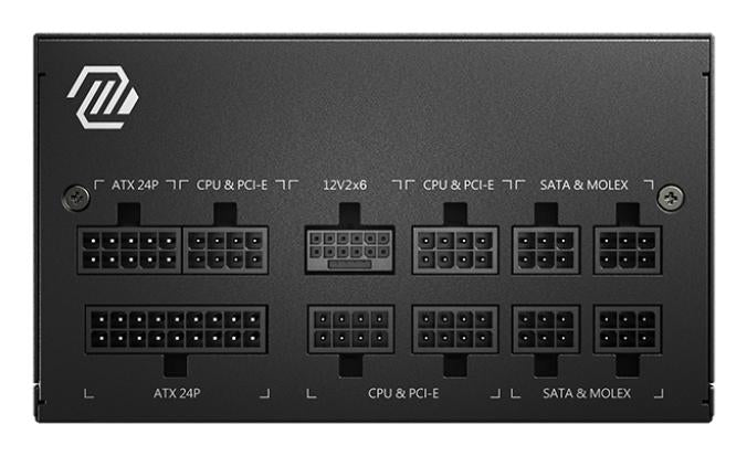 Fonte de Alimentação MSI MAG A850GL PCIE5 / 306-7ZP8A11-CE0 preto - imagem 5