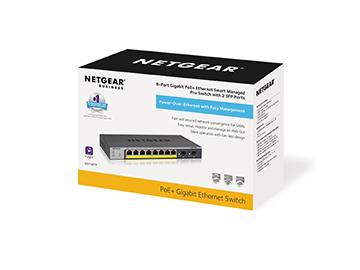Switch de Rede Netgear GS110TP / GS110TP-300EUS cinzento - imagem 8