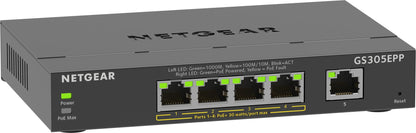 Switch de Rede Netgear GS305EP / GS305EPP-100PES preto - imagem 14