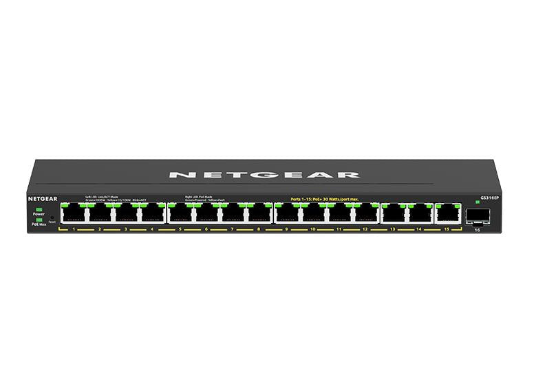 Switch de Rede Netgear GS316EP / GS316EP-100PES preto - imagem 8