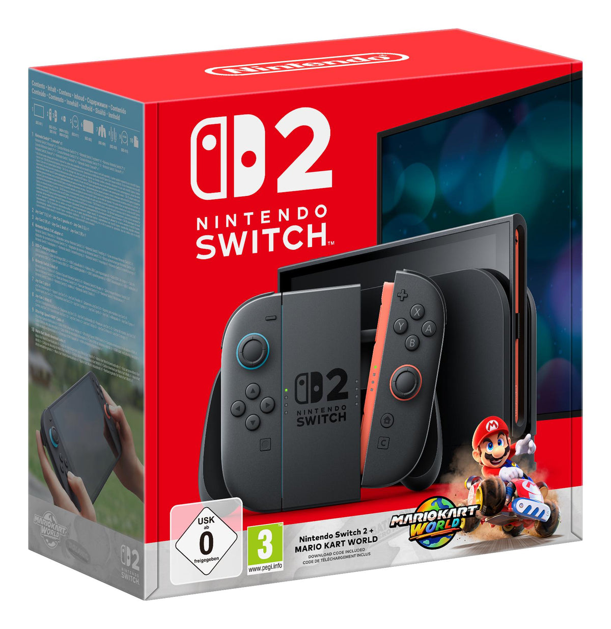 Consola Nintendo Switch 2 Mario Kart World / 10015920 preto - imagem 2