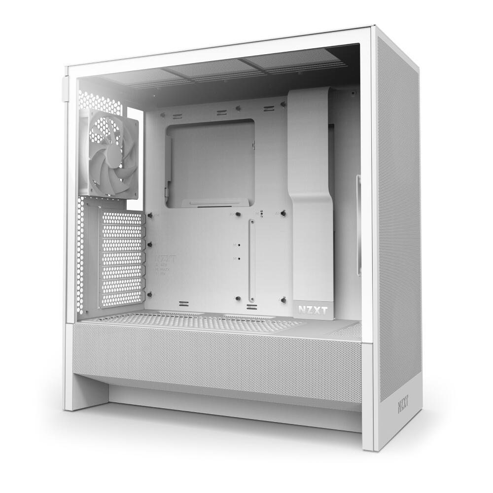 Caixa de Computador Nzxt H Série H5 Flow / CC-H52FW-01 branco - imagem 3