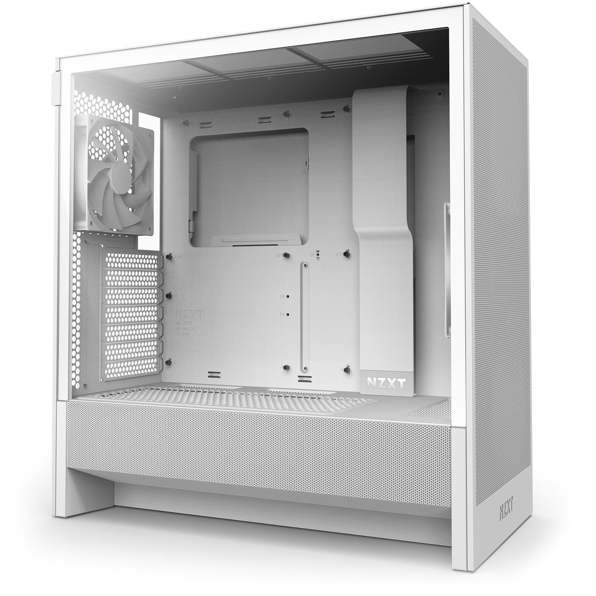 Caixa de Computador Nzxt H Série H5 Flow / CC-H52FW-01 branco - imagem 8